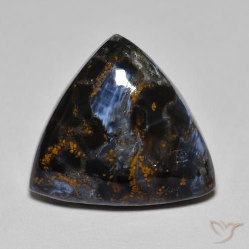 Pietersita multicolor natural de 8,33 ct, trillón, opaco