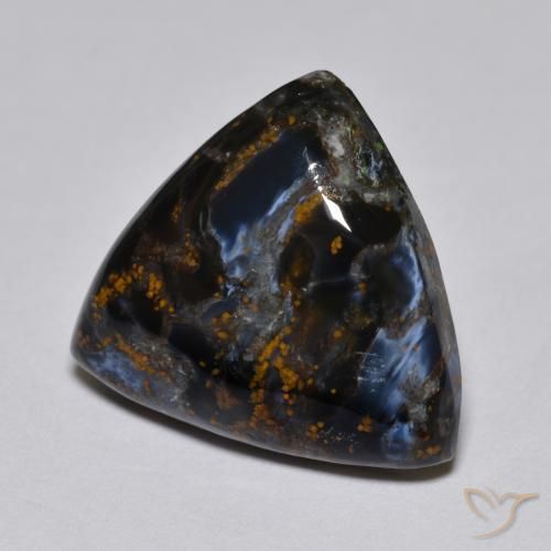 Pietersita multicolor natural de 8,33 ct, trillón, opaco