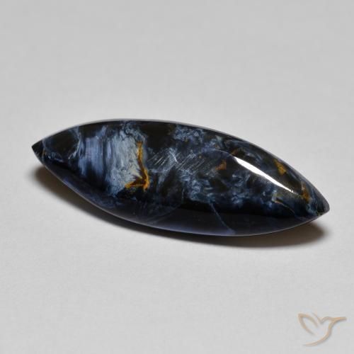 Pietersita Multicolor natural de 5.06 ct, Marquesa, Opaco