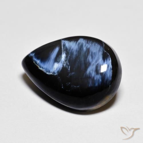 Pietersita Multicolor natural de 6.93 ct, En forma de pera, Opaco