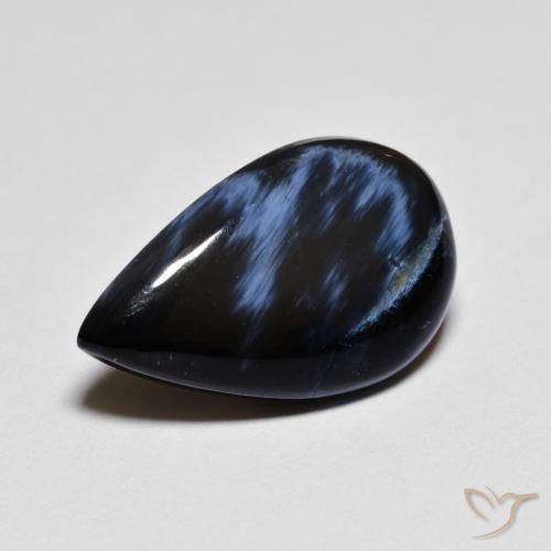 Pietersita Multicolor natural de 4.20 ct, En forma de pera, Opaco