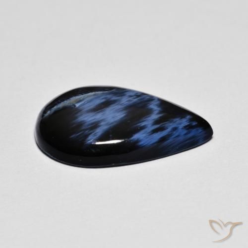 Pietersita Multicolor natural de 4.20 ct, En forma de pera, Opaco