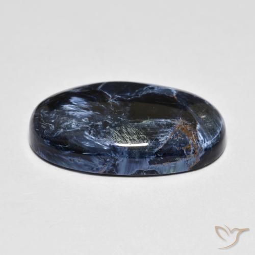 Pietersita Multicolor natural de 8.05 ct, Ovalada, Opaco