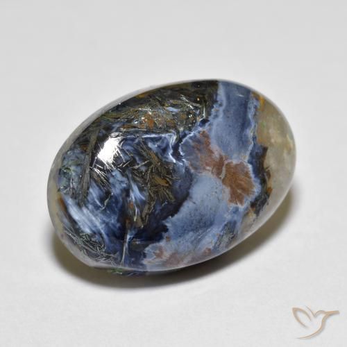 9.50ct Natural Multicolor Pietersita, Ovalada, Opaco