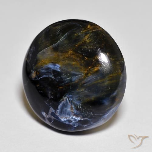 Pietersita Multicolor natural de 11.16 ct, Redondo, Opaco