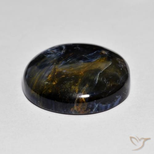 Pietersita Multicolor natural de 11.16 ct, Redondo, Opaco