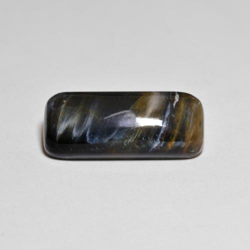 Pietersita multicolor natural de 5,68 ct, corte cojín, opaco