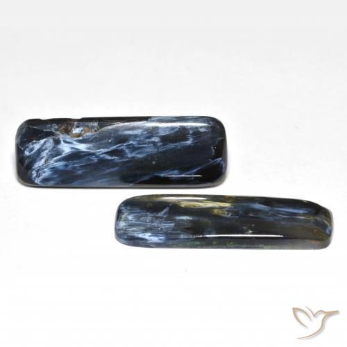 Gemas de Pietersita Multicolor natural de 17.43 ct, Forma Cojín, Opaco