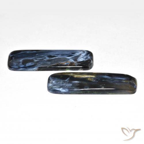 Gemas de Pietersita Multicolor natural de 17.43 ct, Forma Cojín, Opaco