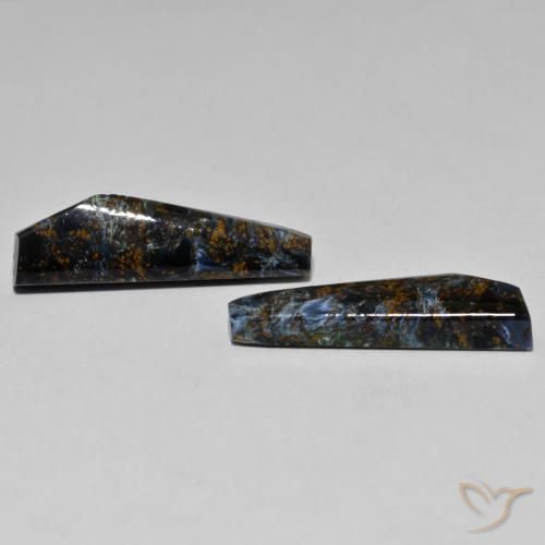 Gemas de Pietersita Multicolor natural de 11.30 ct, Elegante, Opaco