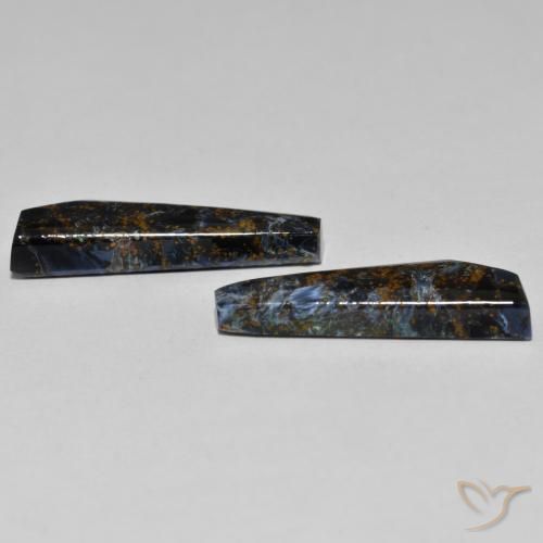 Gemas de Pietersita Multicolor natural de 11.30 ct, Elegante, Opaco