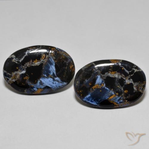 16.59ctw Natural Multicolor Pietersita, Ovalada, Opaco