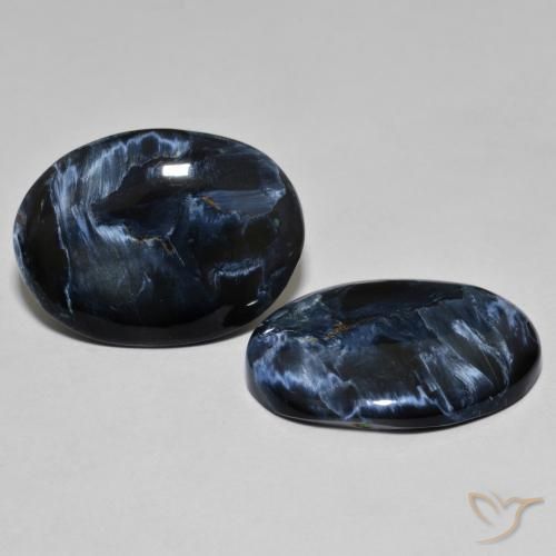 Gemas de Pietersita Multicolor natural de 22.62 ct, Ovalada, Opaco