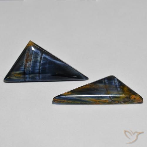 Gemas de Pietersita Multicolor natural de 11.95 ct, Elegante, Opaco