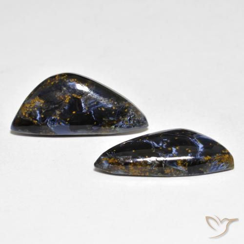 Gemas de Pietersita Multicolor natural de 11.21 ct, Elegante, Opaco