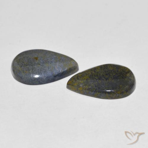 Gemas de Pietersita Multicolor natural de 8.36 ct, En forma de pera, Opaco