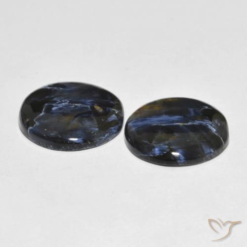 Gemas de Pietersita Multicolor natural de 14.57 ct, Redondo, Opaco