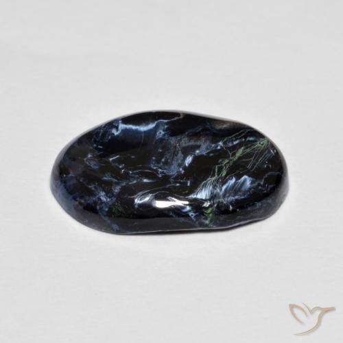 Pietersita Multicolor natural de 4.84 ct, Ovalada, Opaco