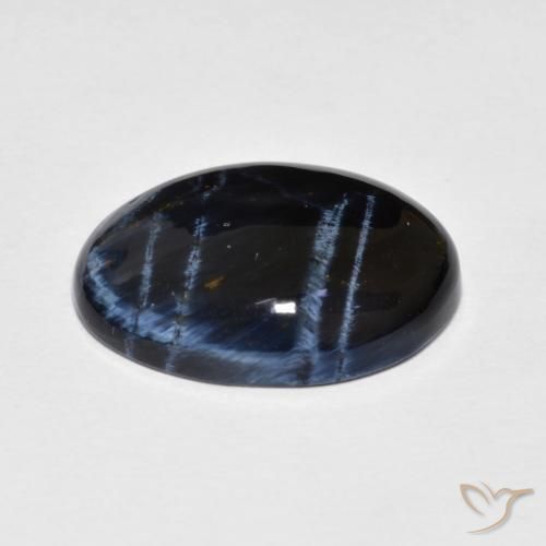Pietersita Multicolor natural de 6.15 ct, Ovalada, Opaco