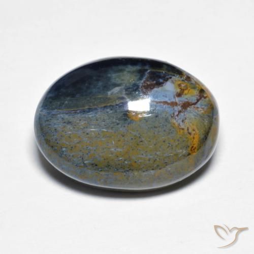 7.30ct Natural Multicolor Pietersita, Ovalada, Opaco