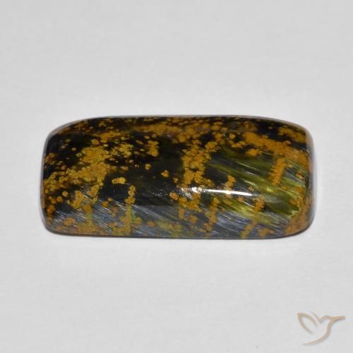 Pietersita Multicolor natural de 10.02 ct, Forma Cojín, Opaco