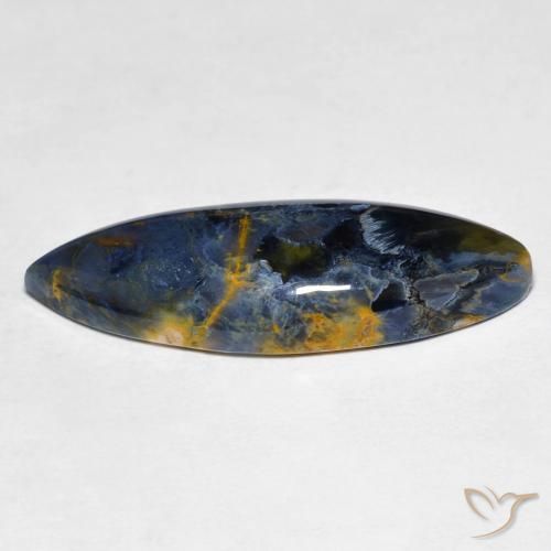 Pietersita Multicolor natural de 10.26 ct, Marquesa, Opaco