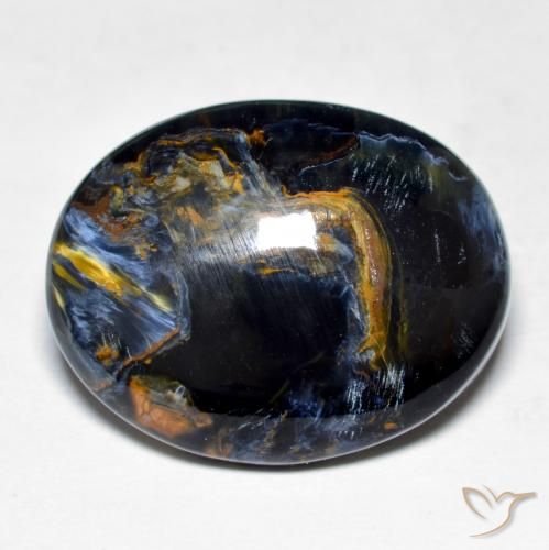 17.16ct Natural Multicolor Pietersita, Ovalada, Opaco