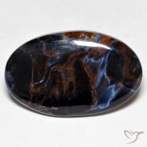 12.96ct Natural Multicolor Pietersita, Ovalada, Opaco