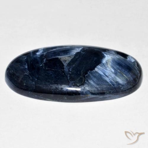 Pietersita Multicolor natural de 14.60 ct, Ovalada, Opaco