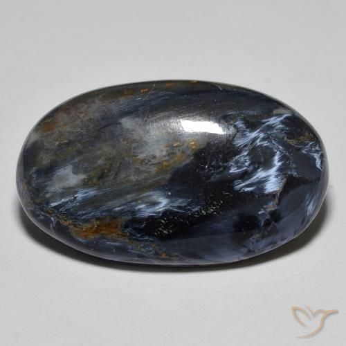 12.66ct Natural Multicolor Pietersita, Ovalada, Opaco