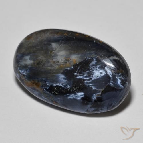 Pietersita Multicolor natural de 12.66 ct, Ovalada, Opaco
