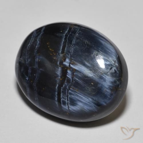 Pietersita Multicolor natural de 15.88 ct, Ovalada, Opaco