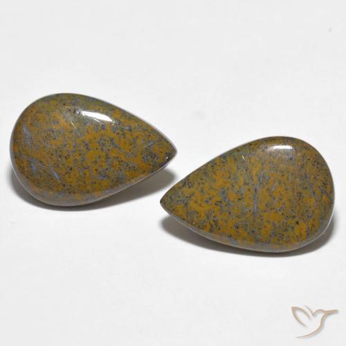 7.59ctw Natural Multicolor Pietersita, En forma de pera, Opaco