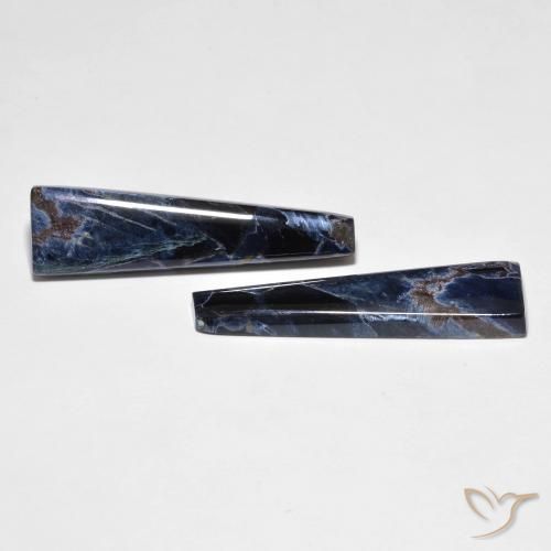 15.30ctw Natural Multicolor Pietersita, Corte Baguette, Opaco