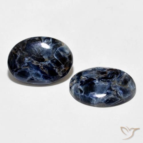 Gemas de Pietersita Multicolor natural de 9.65 ct, Ovalada, Opaco