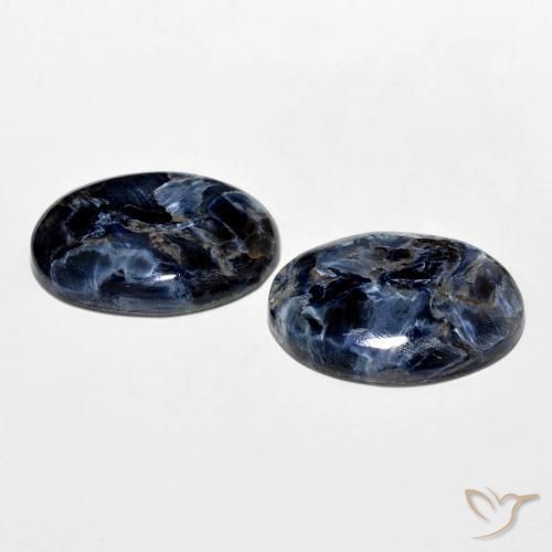 Gemas de Pietersita Multicolor natural de 9.65 ct, Ovalada, Opaco