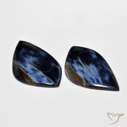 Gemas de Pietersita Multicolor natural de 23.21 ct, Elegante, Opaco