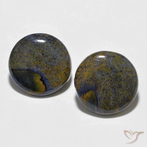 6.89ctw Natural Multicolor Pietersita, Redondo, Opaco