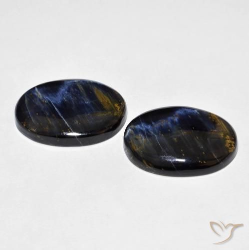 Gemas de Pietersita Multicolor natural de 18.22 ct, Ovalada, Opaco