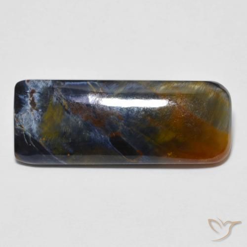 Pietersita Multicolor natural de 7.76 ct, Forma Cojín, Opaco