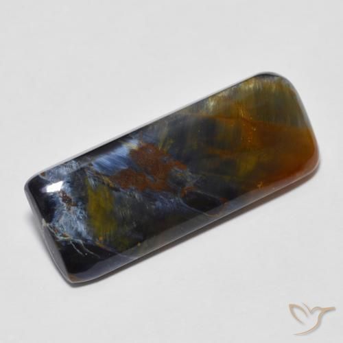 Pietersita Multicolor natural de 7.76 ct, Forma Cojín, Opaco
