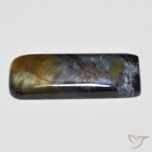 Pietersita Multicolor natural de 7.76 ct, Forma Cojín, Opaco