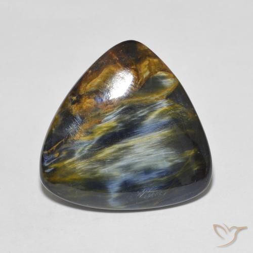 16.98ct Natural Multicolor Pietersita, Trillón, Opaco