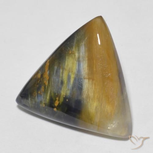 Pietersita Multicolor natural de 10.21 ct, Trillón, Opaco