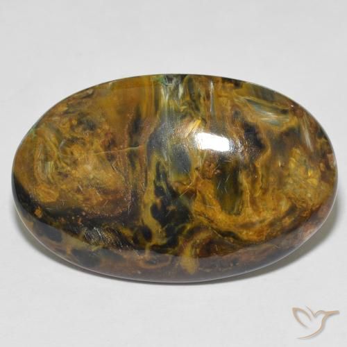 22.94ct Natural Multicolor Pietersita, Ovalada, Opaco