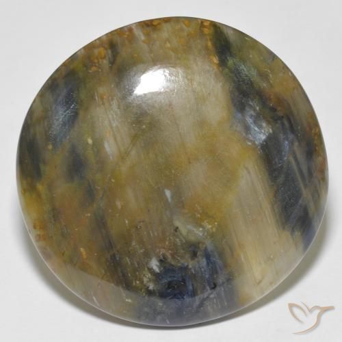 36.15ct Natural Multicolor Pietersita, Redondo, Opaco
