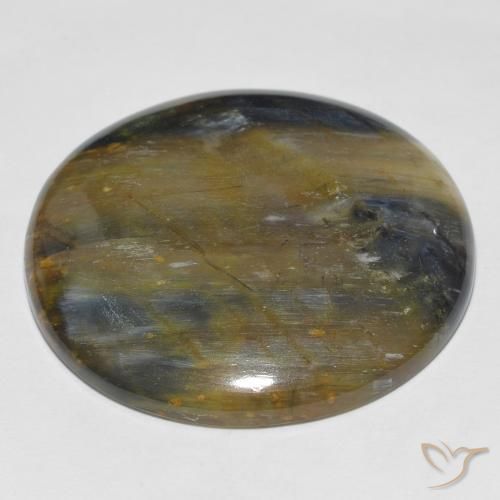 Pietersita Multicolor natural de 36.15 ct, Redondo, Opaco