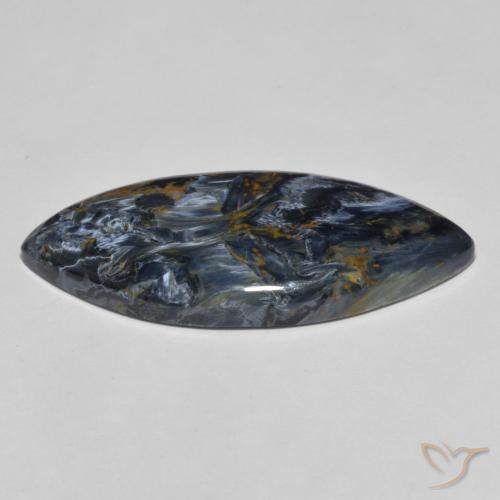 Pietersita Multicolor natural de 15.65 ct, Marquesa, Opaco