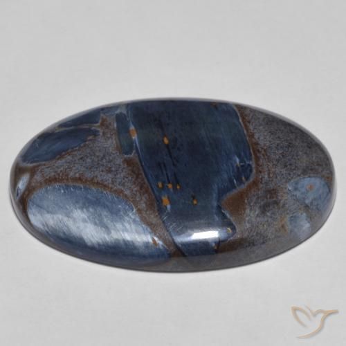 Pietersita Multicolor natural de 20.48 ct, Ovalada, Opaco