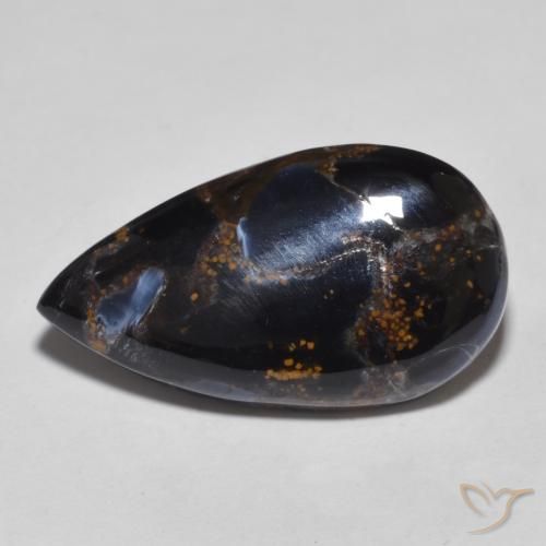 11.21ct Natural Multicolor Pietersita, En forma de pera, Opaco
